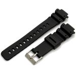 Watch Strap Black Resin 16mm fitting, 25mm shoulders Casio G-Shock models