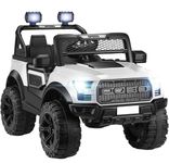 SHAKYA WORLD POBO Battery Operated Jeep for Kids Ride on with Music & Light Electric Car Jeep, White