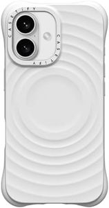 CASETiFY Ripple Case for iPhone 16 [Silicone / 6.6 ft. 2X Military Grade Drop Protection/Compatible with Magsafe] - White