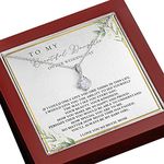 Love Knot, Our Daughter Wedding Day Gift, Bride Gift From Mom And Dad, Parents To Bride Gifts, Bride Necklace Gift, Rehearsal Dinner, Bridal 060203