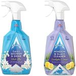 Astonish Cleaning Sprays - Window & Glass Cleaner Spray & Daily Shower Cleaning Spray Twin Pack