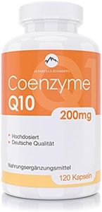 Coenzima Q10-100% VEGANO - ALTA DOSIS - 120 Cápsulas con 200mg de Coq10 cada una - MADE IN GERMANY