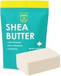 Shea Butter Organic 1lb (454g) | Premium Quality Unrefined Ivory Moisturizer|| Sourced From Africa and Packed in Canada| Great For Hair, Skin and DIY|Use Alone Or In Lip Balms, Lotions, Soap and More| By Amriel Co.