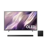 SAMSUNG 65 Inch OLED S95H 4k Smart TV + SAMSUNG HW QS700D/ZC 3.1.2 Channel Convertible Atmos Soundbar