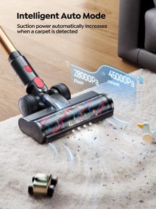 SMOTURE Cordless Stick Vacuum Cleaner – 550W Powerful Suction