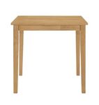 Hallowood Furniture Ledbury Small Dining Table, Rectangular Dining Table, Solid Wooden Dining Table, Breakfast Table, Small Kitchen Table, Space Saving Dining Table for Home & Cafe