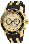 Invicta Men's 17566 Pro Diver Analog Display Swiss Quartz Black Watch