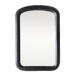 Creative Co-Op 35 Inches Mango Wood Framed, Matte Black Wall Mirror