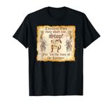 Funny Medieval Time Of The Hammer, Touch This Tapestry T-Shirt