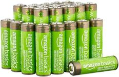 Amazon Basics 24-Pack Rechargeable 