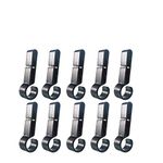 UDee Hard Hat Accessories for Headlamp,Headlamp Hook,Hard hat Light Clip,Helmet Clip,Hard Hat Clips Easily Mount Headlamp (10 PC)