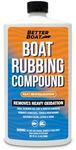 Marine Rubbing Compound Fiberglass Boat Buffing Compound for Boats Gel Coat Compound Fiberglass Restoration Heavy Paint Oxidation Remover Gelcoat Polishing Compound Step 1 Marine Buffing Compound