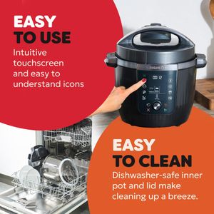 Instant Pot Pro 10-in-1 Multi-Cooker, 5.7L – Black