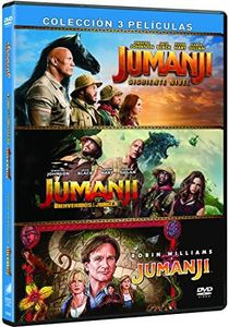Jumanji: 1995 + Bienvenidos a la Jungla + El Siguiente Nivel [DVD]