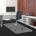 Office Chair Mat for Carpet Floors, Desk Mats 48"X36" for Rolling Desk on Low and Medium Pile Carpets, Rectangle Computer Gaming Plastic Floor Mats for Office Chair on Carpet