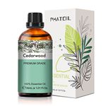 PHATOIL 1.01FL.OZ Cedarwood Essential Oil, Pure Cedarwood Oils for Diffuser, DIY Candle and Scented Products Making, 30ml Large Bottle Gift for Friends