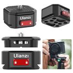 ULANZI Upgraded Claw Quick Release System, Quick Release Plate Camera Mount w Arca Interface, Compatible with DSLR Gimbal Stabilizer Tripod Monopod Slider