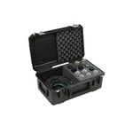 SKB 3I-2011-MC12 iSeries Injection Molded Microphone Case with Foam for 12 Mics with Storage Compartment