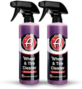 Adam's Polishes Wheel & Tire Cleaner 16oz - Professional All in One Tire & Wheel Cleaner Car Wash Well Cleaning Spray for Car Detailing | Safe On Most Rim Finishes - Pack of 2