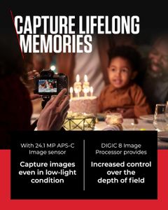 Canon EOS R100 Mirrorless Camera – Compact, High-Resolution
