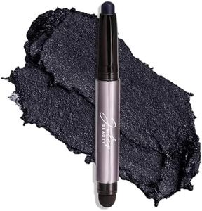 Julep Eyeshadow 101 Crème-to-Powder Waterproof Eyeshadow Stick – Midnight Blue Shimmer – Long-Lasting, Crease-Proof, Deep Navy Blue Cream Eyeshadow with Built-in Smudger