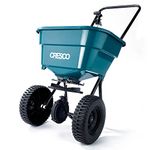 CRESCO CR10SW Winter-Grade Salt & Grit Spreader | Robust Rod Linkage & Durable Gears | Pathway Care | Precision Spread Control | High-Capacity Hopper