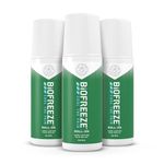 Biofreeze Roll On, 89ml X 3, Arthritis Pain Relief, Neck Pain Relief, Back Pain, Joint Pain, Knee Pain, Easy Application, Cryotherapy, Freeze Sprays, Pain and Fever