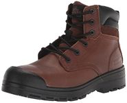 Kodiak Men's 6" Greb Steel Toe Work Boot, Brown, 15 Wide
