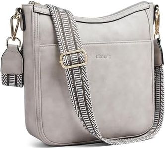 Mroede Crossbody Bags for Women Crossbody Purse for Women Vegan Leather Hobo Purses Shoulder Handbags with Detachable Strap for Daily Travel Work