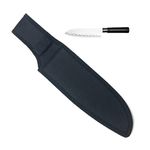 8" Santoku Knife Scabbard Sheath (Black Nylon)