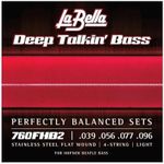 La Bella 760FHB2 "Beatle" Bass Stainless Steel Flat Wound Bass Guitar String