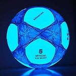 admecoo Light Up Soccer Ball Glow i