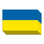 IGNIXIA Ukraine Sticker 3x5 Inches Ukraine Flag Sticker Car (Pack of 10) Ukrainian Flag Sticker for Car Waterproof Ukraine Decals Bumper Stickers, Window Stickers Premium Vinyl UV Laminate Sticker