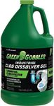 Green Gobbler Industrial Strength Grease and Hair Drain Clog Remover | Drain Cleaner Gel | Safe for Pipes, Toilets, Sinks, Tubs, Drains & Septic Systems | 1 Gallon