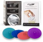 Masontops 8 PC Pickle Pebbles Glass Weight & Pickle Pipe Airlocks Kits - Large Wide Mouth Lid - for Pickling & Canning