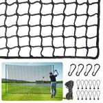 ORIENTOOLS Golf Hitting Practice Net 10ft x10ft/10ft x15ft, Polyester Golf Hitting Net, Indoor Outdoor Portable Golf Seine Net, Golf Training Net, Adjustable Protective Net with Rope and Buckle