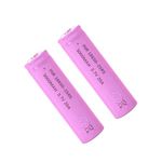 AFSONGOO 18650 3000mah Rechargeable Battery for Handheld Flashlights, Headlamps, Doorbells, Toys Pink (Button Top)