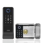 Okos Smart Door Lock, Bluetooth Fingerprint Smart Lock Support,Password,IC Card,Physical Key, Mobile App