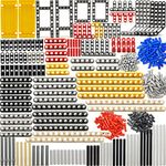 Technical Parts Beams Axles Connectors Bricks Sets - 420 Pieces, Frame Liftarms Beams for Technic Car Mindstorms Building Block Toys