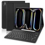 Zabatoco Keyboard Case for iPad Pro 13'' (M4 2024), iPad Pro Keyboard M4 with Protective Case, iPad Case for iPad Pro M4 13” with Detachable Keyboard, Wireless Bluetooth Keyboard Magnetically