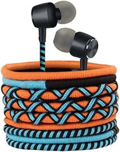 URIZONS Colorate Cuffiette Cuffie con Filo - 3.5 mm Auricolari Microfono e Controller Isolamento del Rumore Bassi Potentiper Per iPhone, Samsung