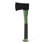 Amazon Basics Splitting Axe for Chopping Wood, 15 × 5.5 × 1.1 inches (L×W×H), Olive, black, 1-Pack