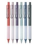Mr. Pen- Retractable Gel Pens, 6 Pack, Vintage Barrels, Black Gel Pens, Fast Dry, Gel Pens Fine Point 0.5mm, Retractable Pens, Cute Pens, Gel Ink Pens, Aesthetic Pens for Journaling