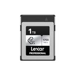 Lexar 1TB Professional Silver SE CFexpress Type B Memory Card, for Photographers, Videographers, Up to 1700/1250 MB/s, 8K Video (LCXEXSE001T-RNENU)