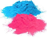 Blue and Pink Coloured Powder for G