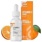 All Natural Advice Vitamin C Serum For Face, with Hyaluronic Acid & Vitamin E Facial Serum for Deep Hydration Organic Face Care Proud Canadian Company 30 ml (Pack of 1)