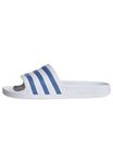 adidas Unisex Adilette Aqua slide sandal, Ftwr White Blue Fusion Met Ftwr White, 5 UK