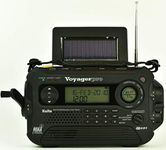 Kaito KA600L 5-Way Powered Emergency AM/FM/SW NOAA Weather Alert Radio with Solar,Dynamo Crank,Flashlight and Reading Lamp, Digital Radio with Solar Panel (Black)