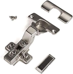 SOTECH 6 x Paumelles à boîtier 105° butée intérieure avec SOFT-CLOSE y compris plaques de montage et vis et montage rapide KLIP, testé à 50000 cycles SO-T52