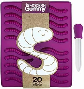 20 Cavity Gummy Making Kit by The Modern Gummy. Use to make Hard Candy, Chocolate, Soap & Ice Cube Tray (1)